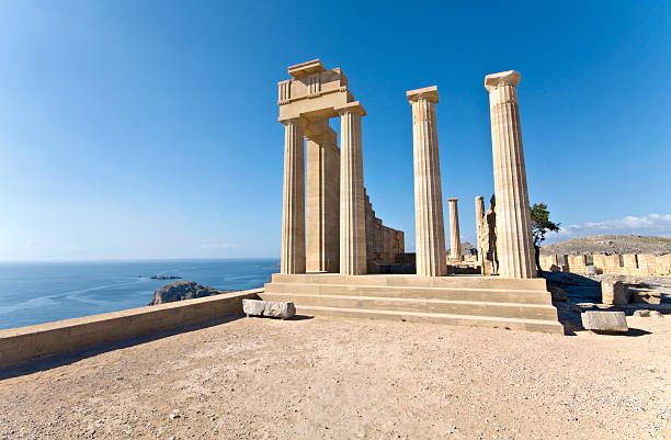 istock Ancient temple of Apollo at Rhodes, Greece 105929301
