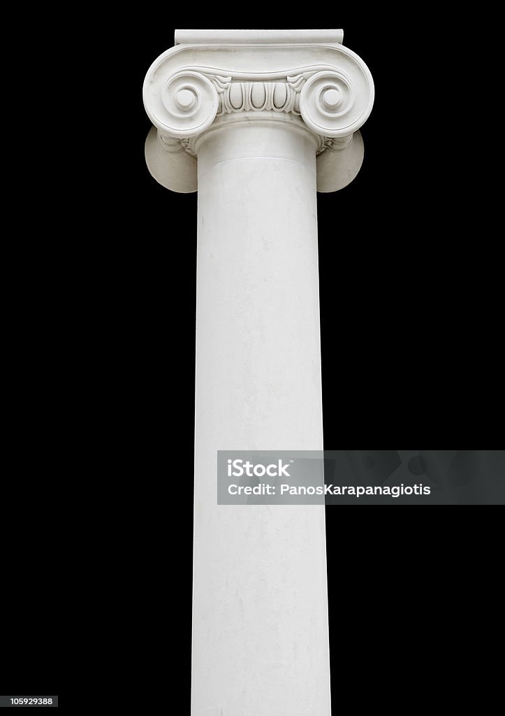 Jónico de columna de un antiguo como Templo griego - Foto de stock de Arqueología libre de derechos