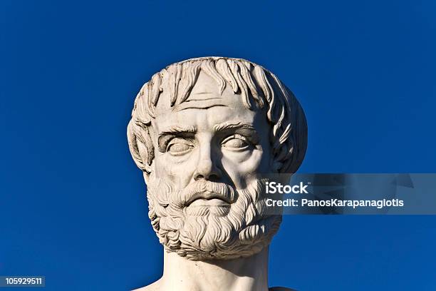 Aristotle Statue Stock Photo - Download Image Now - Aristotle, Greece, Statue