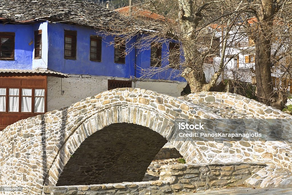 Traditionellen griechischen Dorf - Lizenzfrei Architektur Stock-Foto