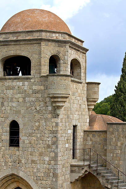 istock Filerimos monastery at Rhodes, Greece 105929581