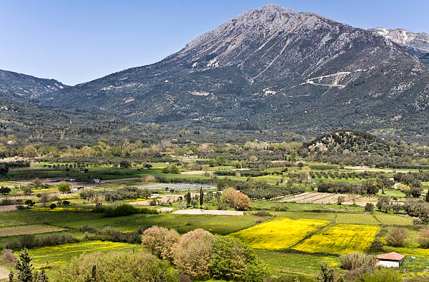Typical landscape of Lefkada at Greece