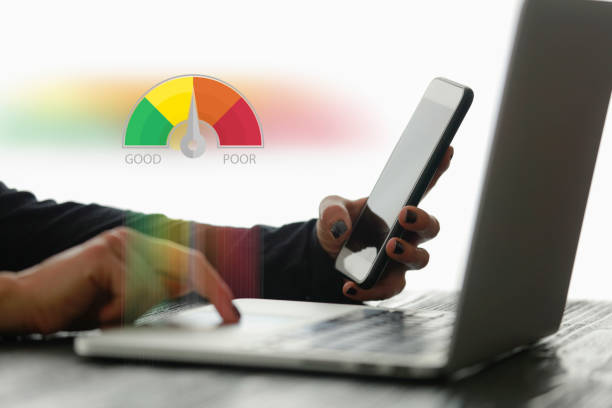 istock Credit Score Concept on Laptop 1059301552
