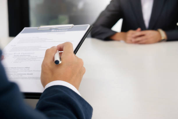 istock Business situation, job interview concept. 1059302504
