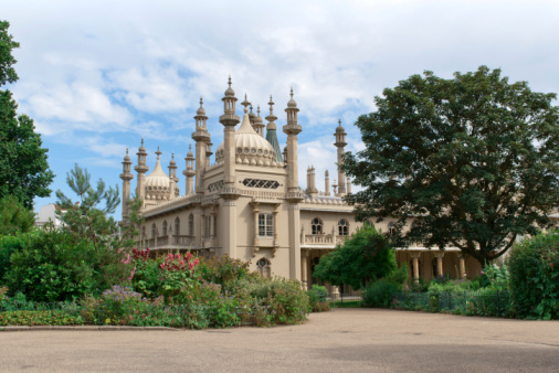 The Royal Pavilion in Brighton, a former royal residence built at the turn of the 19th century.