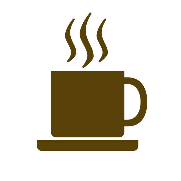 illustrazioni stock, clip art, cartoni animati e icone di tendenza di una tazza di caffè. progettazione vettoriale - internet cafe coffee coffee bean backgrounds
