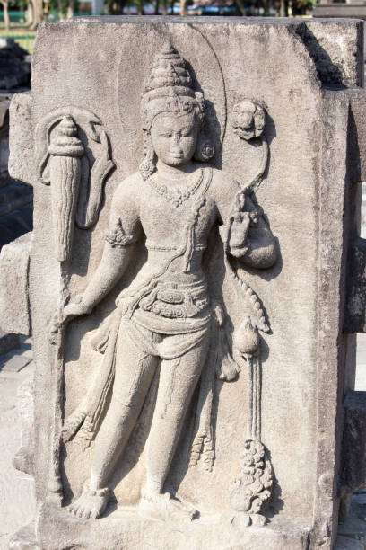 istock Carved man at Prambanan Temple 1059307182