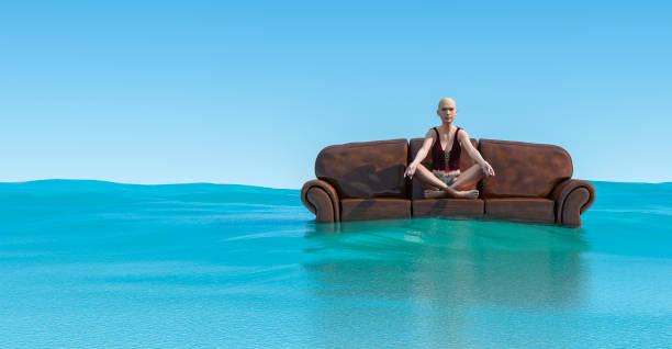 istock Woman doing yoga 1059308670