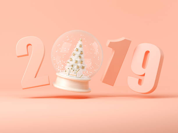istock 2019 numbers with snow ball 3D illustration 1059309722