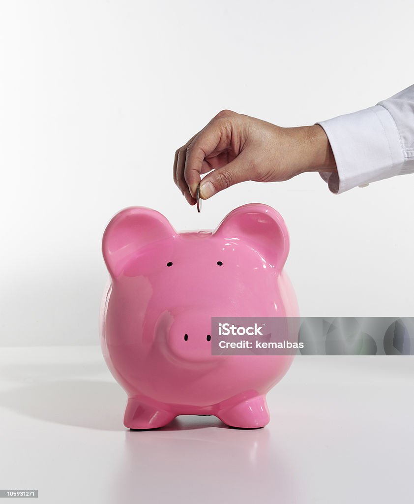 Sparschwein - Lizenzfrei Bankgeschäft Stock-Foto