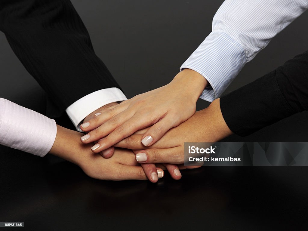 Human Hands Showing Unity hand in hand A Helping Hand Stock Photo
