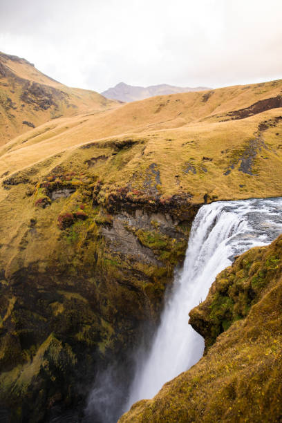 istock Skogafoss waterfall in Iceland in autumn 1059318796