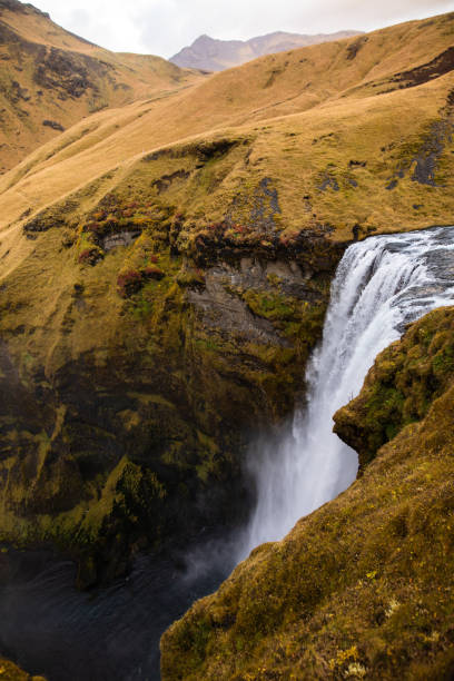 istock Skogafoss waterfall in Iceland in autumn 1059318862