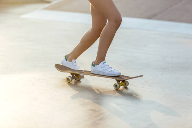 istock Skateboarder at skatepark 1059319288