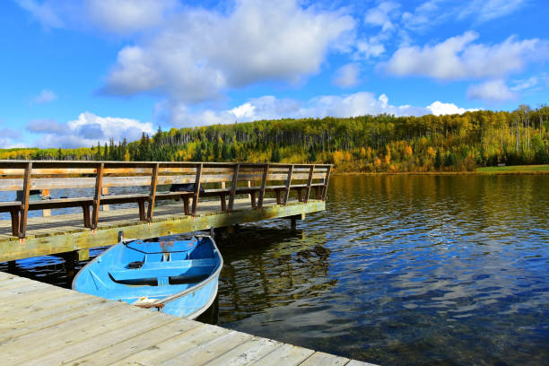 istock Small Blue Fishing Boat 1059321272