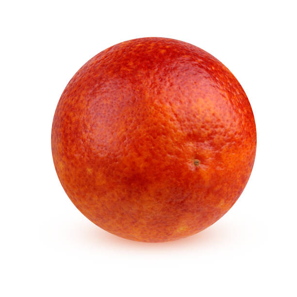istock bloody red orange on a white background. 1059326292
