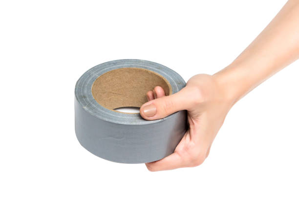 istock Grey adhesive tape on background 1059332560