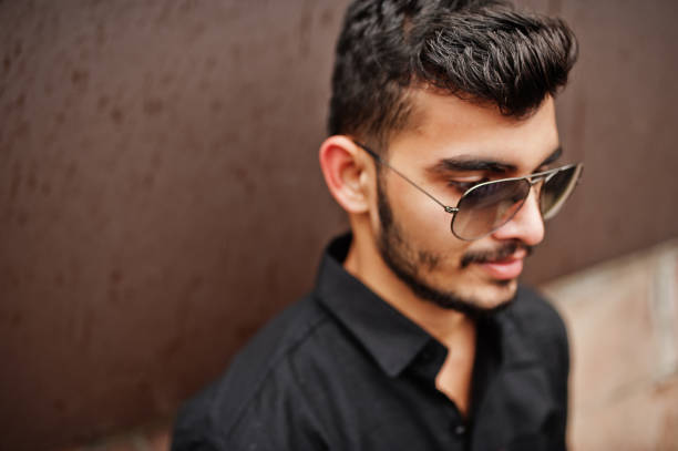 istock Indian stylish man at black shirt 1059342510