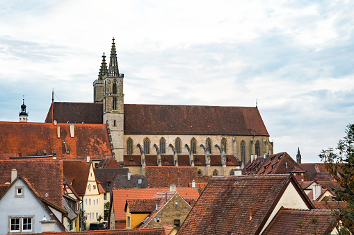 viewpoint on the city, Rothenburg, Germany