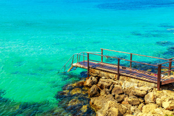 Landscape Around Cape Greco Cyprus Stock Photo - Download Image