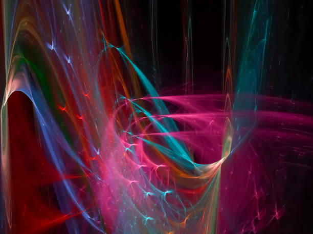 istock abstract digital fractal, creative design, futuristic, disco, magic 1059348244