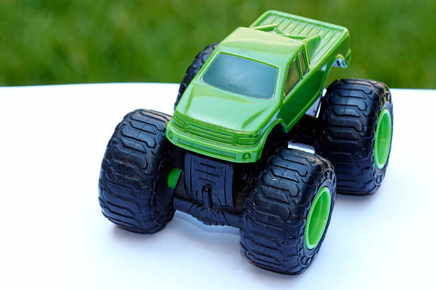 istock Green toy car 105935104