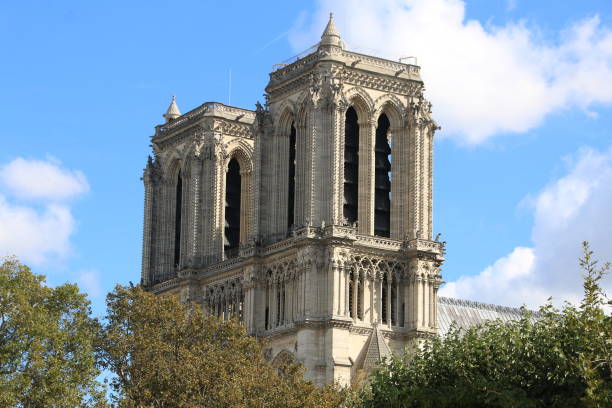 istock Notre-Dame Cathedral Towers 1059351140
