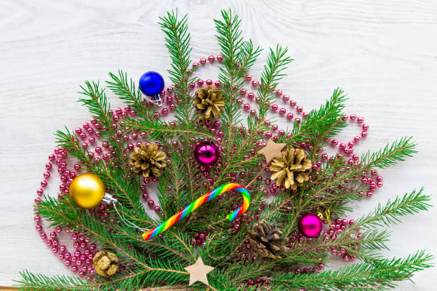 istock Christmas gifts in festive background 1059353182