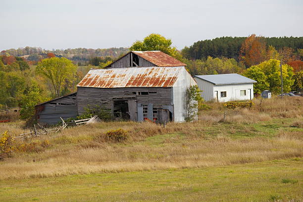 Old Farm Buildings stock photo