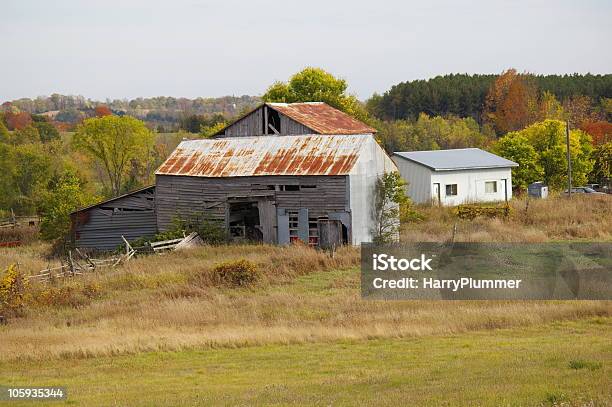 Old Farm Buildings Stock Photo - Download Image Now - Agricultural Field, Agriculture, Autumn