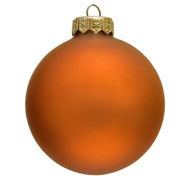 istock orange christmas ornament . 105935412