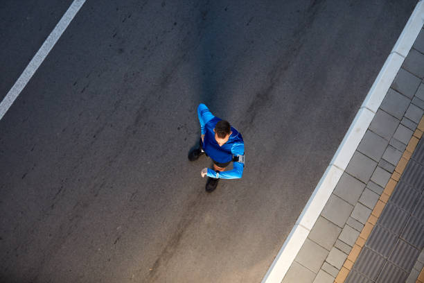 istock Top view of runner standing. 1059359244