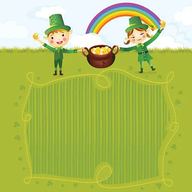 Vector illustration of St. Patrick's Day Background