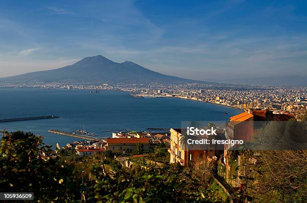 Scenic View Of The Gulf Of Naples On A Sunny Day Stock Photo - Download Image Now - Naples - Italy, Sorrento - Italy, Italy