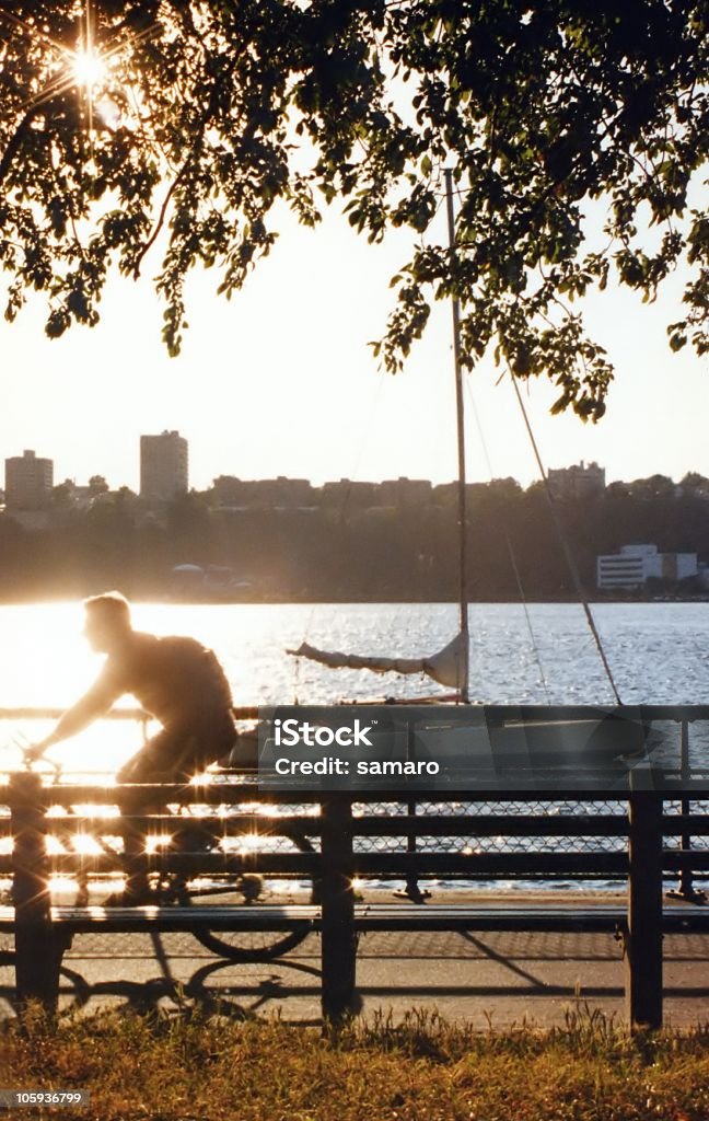 Sunny Day Sunny Day in Riverside Park, NY New York City Stock Photo