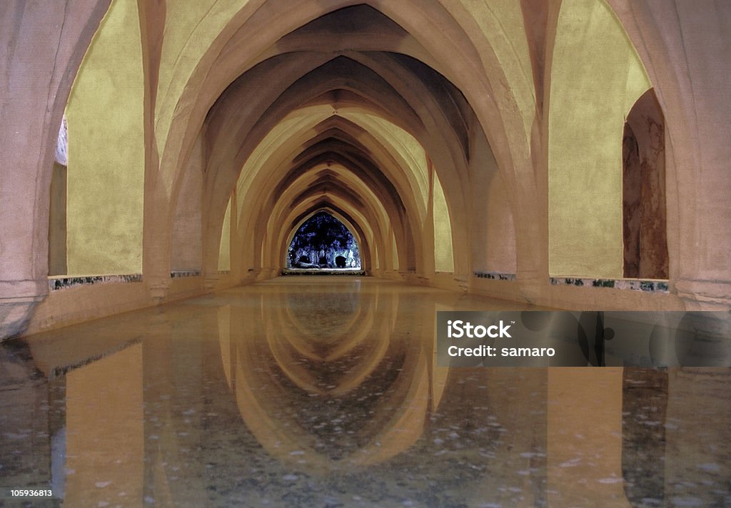 Alcázar Sevilla, España, - Foto de stock de Antiguo libre de derechos