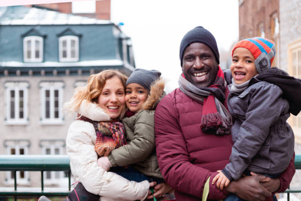 istock Christmas shopping with multi-ethnic family 1059369098