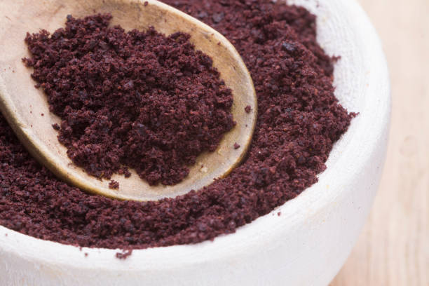 istock red millet in bowl on the table close up. 1059373078