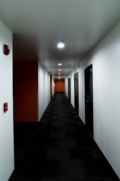istock hotel hall doors 1059387738