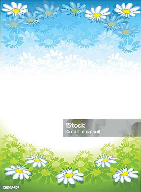 Floral Hintergrund Stock Vektor Art und mehr Bilder von Bildhintergrund - Bildhintergrund, Blau, Blume