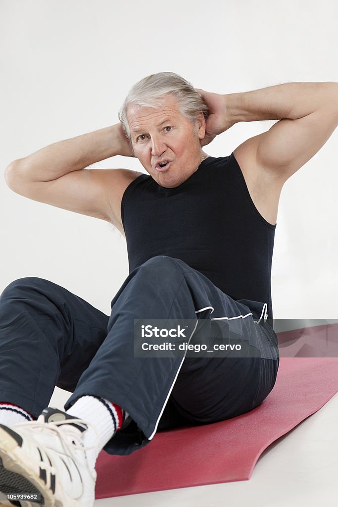 fitness e Ioga - Royalty-free 60-69 Anos Foto de stock