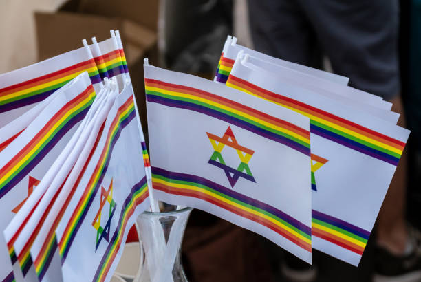 istock Close-Up Of Israel Flags 1059399408
