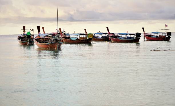 istock Long Tail Boat at Lipe ,Thailand 1059414096