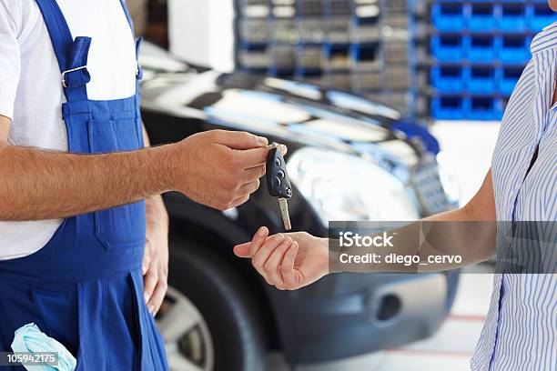 Mechanic Stock Photo - Download Image Now - Mechanic, Customer, Car Key