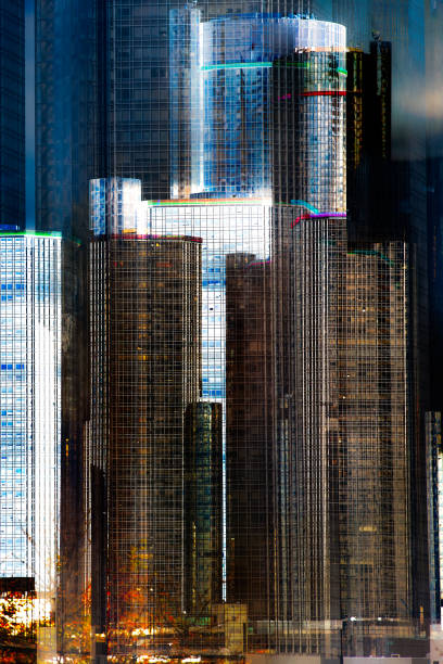 istock Detroit, Michigan - Abstract 1059422736