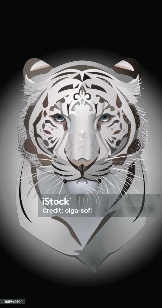 Tiger  Animal Head stock vector