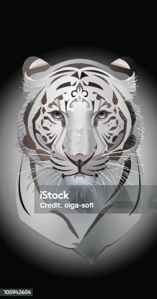 Tiger Stock Illustration - Download Image Now - Animal Head, White Tiger, Year Of The Tiger