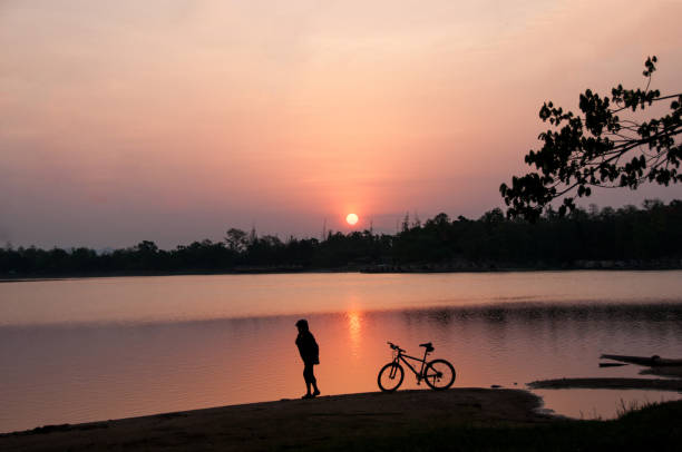 istock Sunrise morning and bike 1059432500