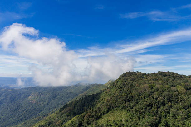 istock The blue sky and cloudy over the mountain in day 1059437856