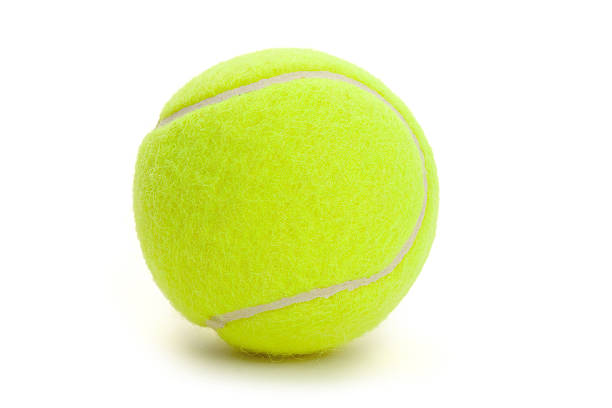 balle de tennis - tennis ball tennis ball isolated photos et images de collection